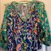 Anthropologie Tops | Anthropologie Floral Blouse Small | Color: Black | Size: S
