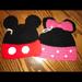 Disney Accessories | Minnie & Mickey Hats | Color: Black | Size: Osg