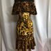 Lularoe Dresses | Lularoe Leopard Print Velvet Cici Dress | Color: Brown | Size: Xs