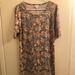 Lularoe Dresses | Julia Dress, Lularoe, Xl, Roses | Color: Brown | Size: Xl