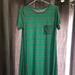 Lularoe Dresses | Lularoe Carly -Arrows - Slinky Material | Color: Green | Size: S