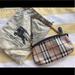 Burberry Bags | Burberry Haymarket Nova Check Canvas Wristlet | Color: Gray | Size: Os