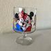 Disney Dining | Disneyland Glass | Color: White/Silver | Size: 9”X3.5”