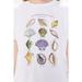 Urban Outfitters Tops | Bdg Seashell Chart Tee | Color: Silver | Size: S