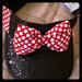 Disney Accessories | Disney Parks Minnie Bow Visor | Color: Red/Brown | Size: Os