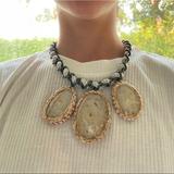 Anthropologie Jewelry | Anthropologie Necklace | Color: Brown/Tan | Size: Os