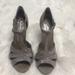 Jessica Simpson Shoes | Jessica Simpson Taupe Rhinestone-Heels Size 8 | Color: Gray/White | Size: 8