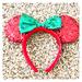 Disney Accessories | Disney’s Authentic Minnie Ear Headband | Color: Tan/Cream | Size: Os