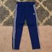 Adidas Pants & Jumpsuits | Adidas Three Stripe Track Pant | Color: Black/Purple | Size: L