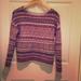 American Eagle Outfitters Sweaters | American Eagle Cropped Sweater | Color: Pink/Purple | Size: Xs
