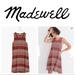 Madewell Dresses | Madewell Highpoint Tank Dress In Sulley Stripe | Color: Pink/Red | Size: Xs