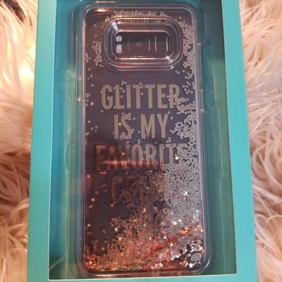 Kate Spade Accessories | Kate Spade Glitter Phone Case Samsung Galaxy 8+ | Color: Black | Size: Os