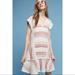 Anthropologie Dresses | Anthropologie Elira Striped Fringe Dress | Color: Silver | Size: S