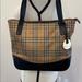 Burberry Bags | Burberry Authentic Vintage Check Tote | Color: Brown | Size: 11” Long 9” High 2 1/2” Wide