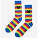 Disney Underwear & Socks | Disney Rainbow Mickey Mouse Crew Socks | Color: Blue/Purple | Size: Os