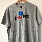 Adidas Shirts | I Love New Zealand Adidas T-Shirt | Color: Gray/White | Size: L