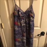 American Eagle Outfitters Dresses | American Eagle Floral Slip Dress | Color: Black | Size: 6