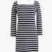 J. Crew Dresses | J.Crew Striped Square Neck Dress | Color: Black | Size: 00