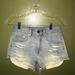 American Eagle Outfitters Shorts | American Eagle Outfitters Hi Rise Ripped Shorts | Color: Gray | Size: 00