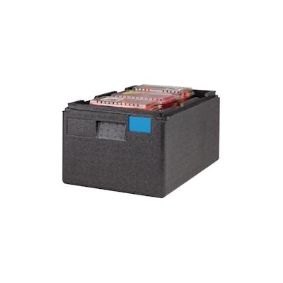 Cambro Cam GoBox® Toplader, Transportbox schwarz, passend für GN 1/1 200 mm tief, 1 Stück im Karton - EPP180110