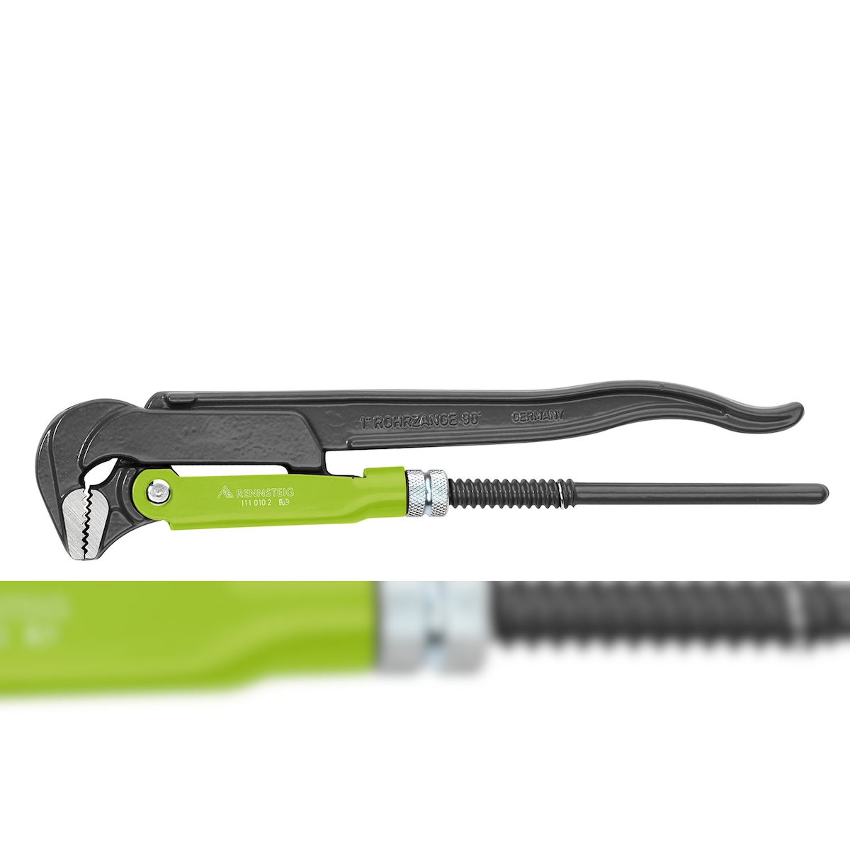 Rennsteig 111 010 2 Rohrzange Standard 90 Grad 1 Zoll Image
