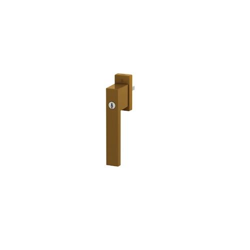 Fenstergriff Fensterolive Rasterolive Abschliessbar Modell Hanna 2 Schlüssel Gold