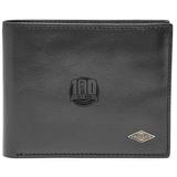 Fossil Black Texas A&M Aggies 12th Man Centennial Leather Ryan RFID Flip ID Bifold Wallet