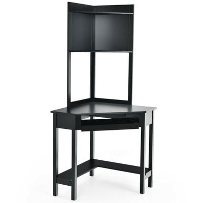 Costway Corner Computer Desk with Hutch and Storag...