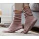 Tchibo - Hausschuh-Socken - Damen - Gr. 37-38 - rosa
