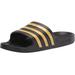 Adidas Shoes | Adidas Women's Adilette Aqua Sandal Size 6 | Color: Black/Gold | Size: 6