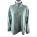 Columbia Jackets & Coats | Columbia 1/4 Zip Pullover Fleece Jacket Womens Size Xl 100% Polyester Light Blue | Color: Blue/Green | Size: Xl