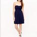 J. Crew Dresses | J. Crew Strapless Sweetheart Fit And Flare Navy Wedding Cocktail Dress Sz 4 | Color: Blue | Size: 4