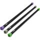 Yes4All RZP2 Beschwerungsstange/Weighted Workout Bar - Set von 3 Beschwerungsstangen 4.5kg, 6.8kg, 9kg - Großartige Aerobic & Yoga