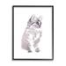 Stupell Industries Grey Shorthair Kitten Portrait Minimal Pet Cat Oversized Wall Plaque Art By Verbrugge Watercolor in Brown | Wayfair