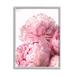 Stupell Industries Blush Pink Peonies Florals Blooming Over White Wall Plaque Art By Ziwei Li Wood in Brown | 20 H x 16 W x 1.5 D in | Wayfair