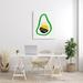 Stupell Industries Morning Avocado w/ Sunrise Modern Shape Abstraction Oversized Stretched Canvas Wall Art By Atelier Posters Canvas/ | Wayfair