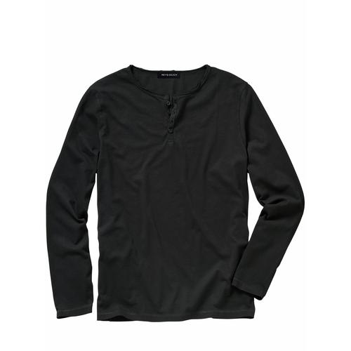 Mey & Edlich Herren Ausdauer-Henley schwarz 46, 48, 50, 52, 54, 56