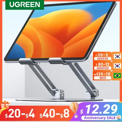 UGREEN – Support pliable pour tablette et ordinateur portable pour iPad Pro 2021 2020 Samsung