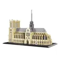 Mini blocs de construction de l'architecture mondiale Notre-Dame DE Paris modèle d'église briques
