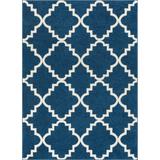 Well Woven Bright Trendy Twist Iron Trellis Lattice Contemporary Moroccan Geometric Entryway Mat Area Rug (2'3 x 3'11)