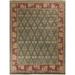 Vegetable Dye Large Nepalese Oriental Wool Area Rug Handmade Carpet - 11'10" x 14'3"