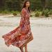 Anthropologie Dresses | Anthropologie Vale Maxi Shirtdress | Color: Brown/Red | Size: Sp
