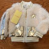 Zara Jackets & Coats | Baby Girls Jacket | Color: Cream/White | Size: 24mb