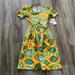 Lularoe Dresses | Lularoe Disney Amelia Xxs | Color: Gold | Size: Xxs