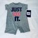 Nike One Pieces | Nike Baby Boys' One Piece Outfit | Color: Gray | Size: 3mb