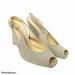 Kate Spade Shoes | Kate Spade Linen Peeptoe Slingback Wedges | Color: Tan | Size: 10