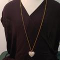 J. Crew Jewelry | J. Crew Nwt Puffy Heart Necklace | Color: Black | Size: Os