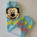 Disney Accessories | Disney Parks Mickey Mouse Easter Bunny Ear Socks | Color: Tan | Size: Os