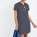 Madewell Dresses | Cute & Sporty Navy & White Striped Madewell Tshirt Dress | Color: Blue/White | Size: M