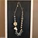 Anthropologie Jewelry | Anthropologie Vintage Necklace Euc | Color: Black | Size: Os